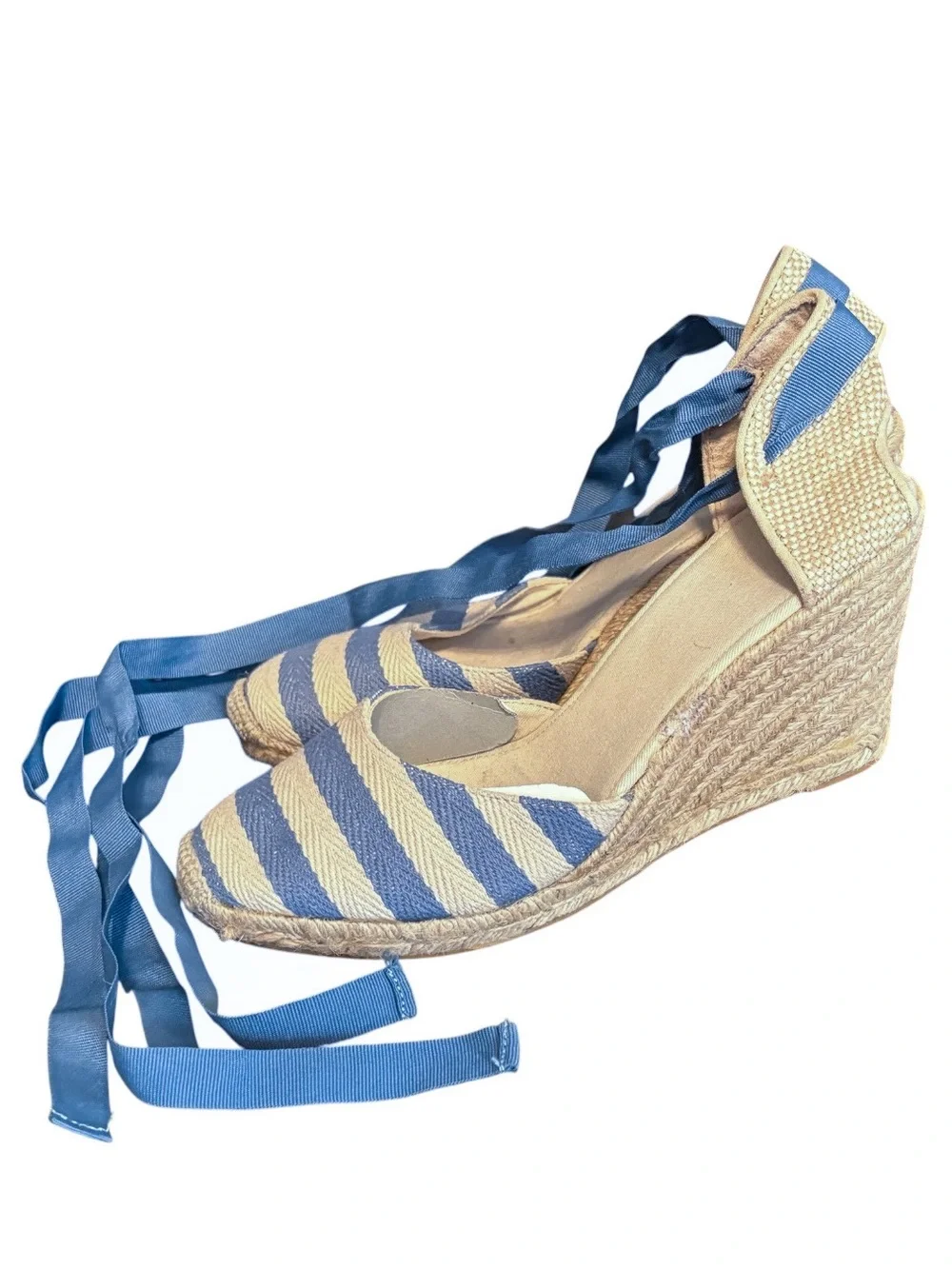 Sam Edelman for American Eagle Outfitters Striped Lace Up Espadrilles